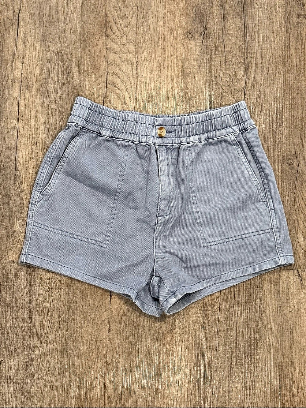 Thread & Supply Women's High Waist Shorts in Blue Size XS